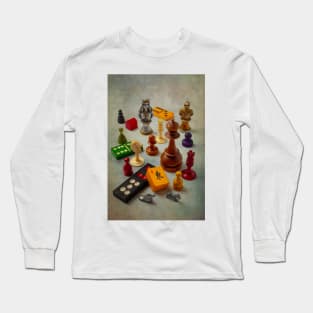 All My Games Pieces Long Sleeve T-Shirt